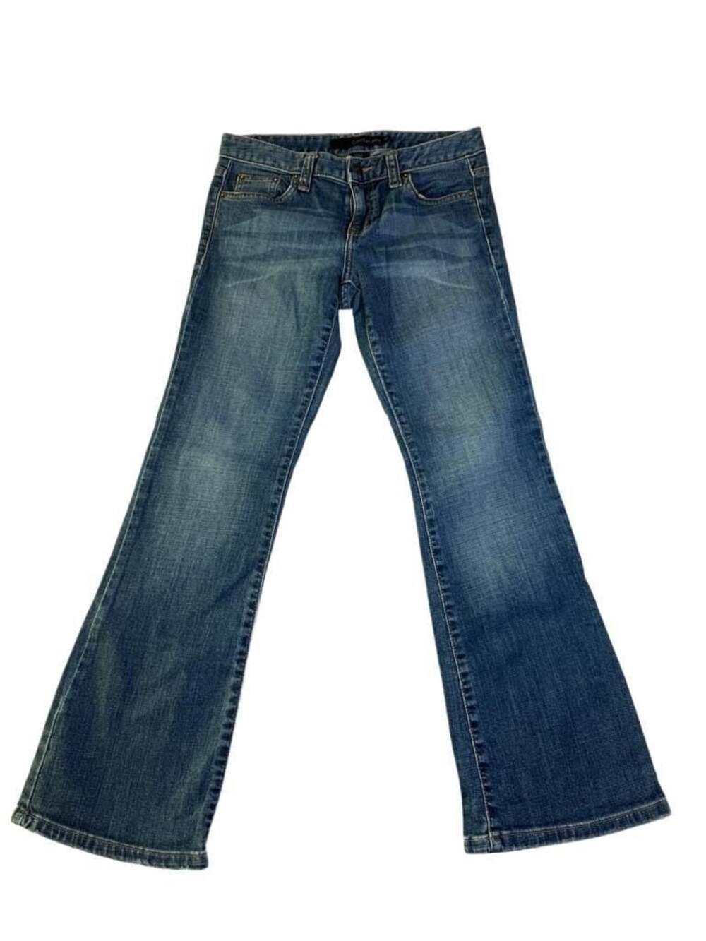Calvin Klein Jeans Women's Blue Denim Bootcut Low Rise Jeans Size 2P